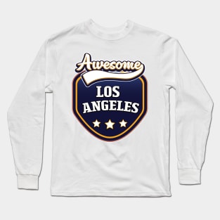 Los Angeles travel logo Long Sleeve T-Shirt